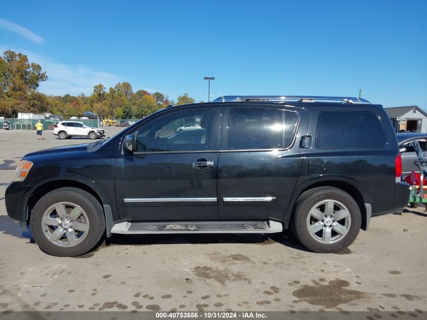 2013 Nissan Armada Platinum VIN: 5N1AA0NEXDN611146 Lot: 40753656