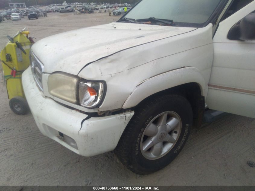 2002 Nissan Pathfinder Se VIN: JN8DR09X92W662106 Lot: 40753660