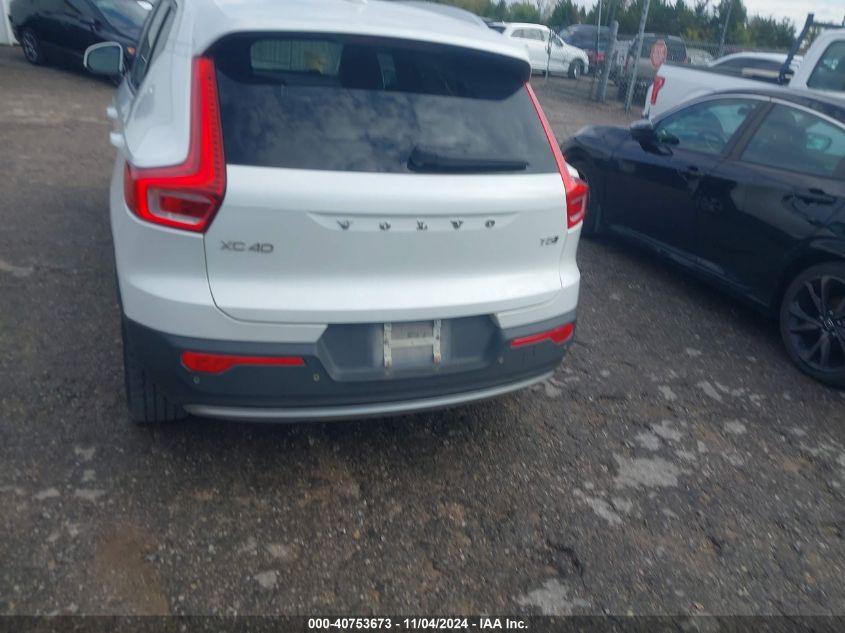 2021 Volvo Xc40 T5 Momentum VIN: YV4162UKXM2576955 Lot: 40753673