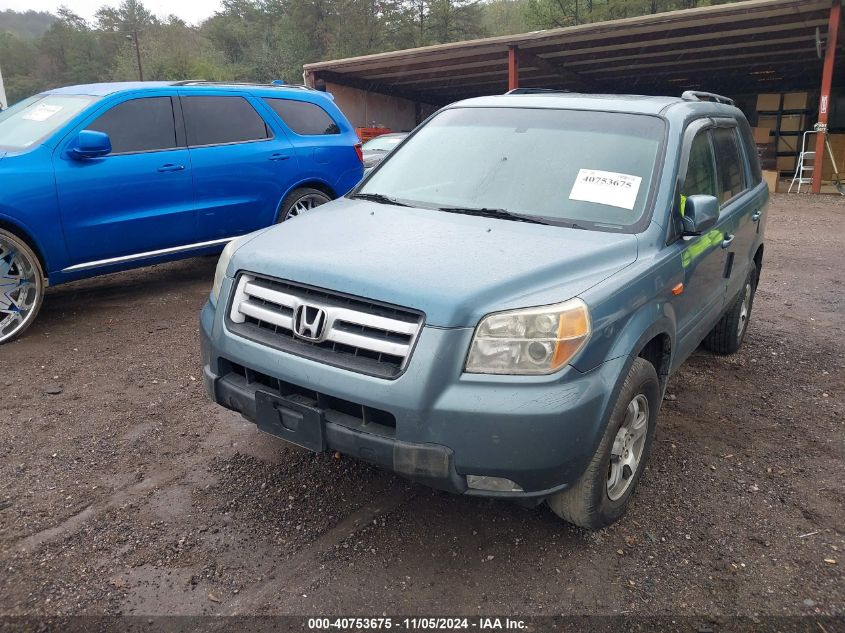 2006 Honda Pilot Ex-L VIN: 5FNYF28566B044530 Lot: 40753675