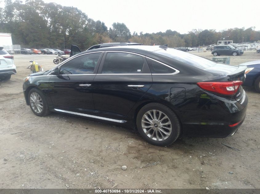 2015 HYUNDAI SONATA LIMITED - 5NPE34AF3FH111077