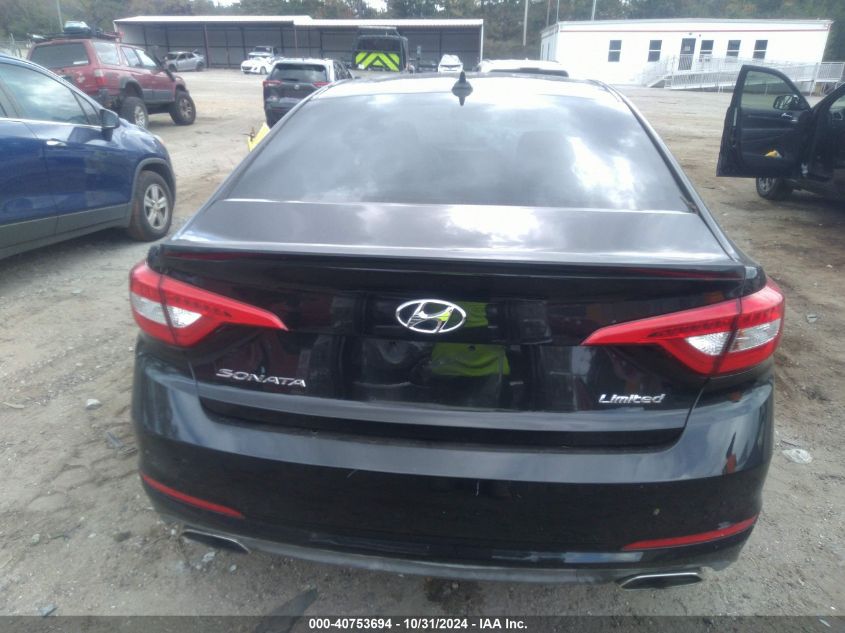 2015 Hyundai Sonata Limited VIN: 5NPE34AF3FH111077 Lot: 40753694