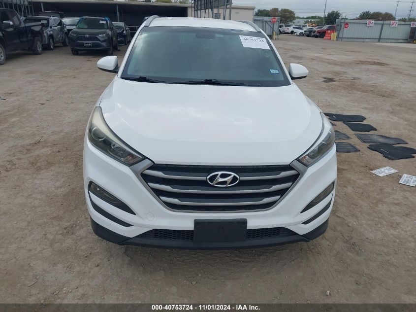 2017 Hyundai Tucson Se VIN: KM8J33A42HU580835 Lot: 40753724