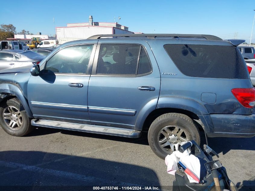 2007 Toyota Sequoia Limited V8 VIN: 5TDZT38A77S288667 Lot: 40753746