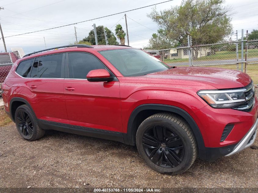 2022 Volkswagen Atlas 3.6L V6 Se W/Technology VIN: 1V2WR2CA9NC563780 Lot: 40753768