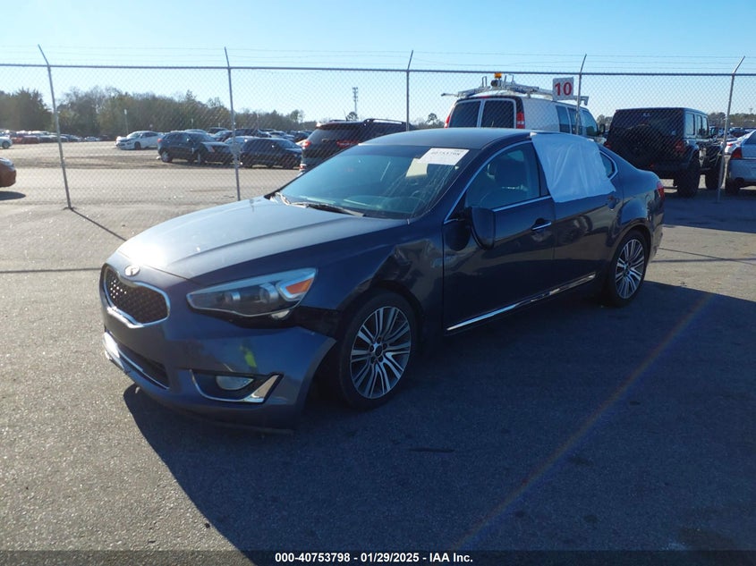 Vin: knaln4d70f5194793, lot: 41243228, kia cadenza premium 20152