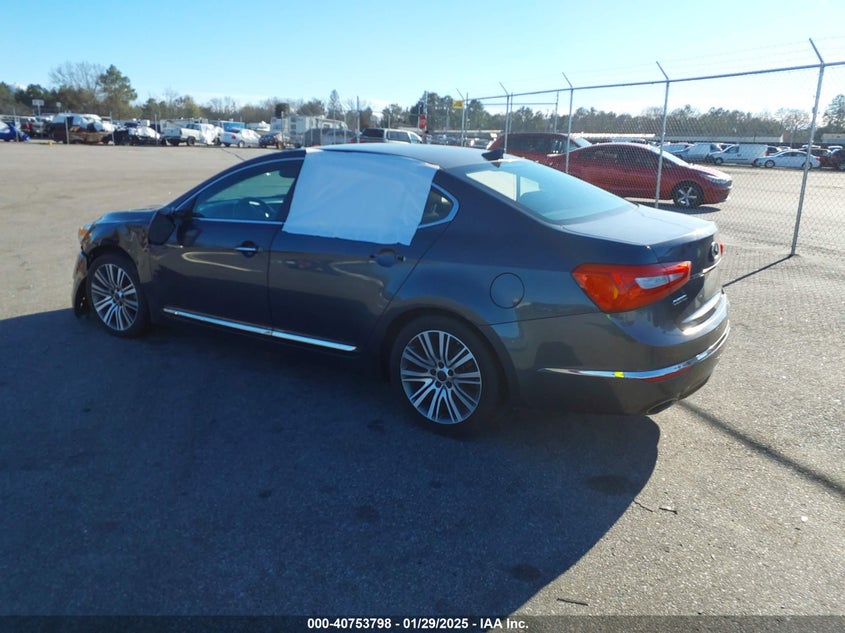 Vin: knaln4d70f5194793, lot: 41243228, kia cadenza premium 20153