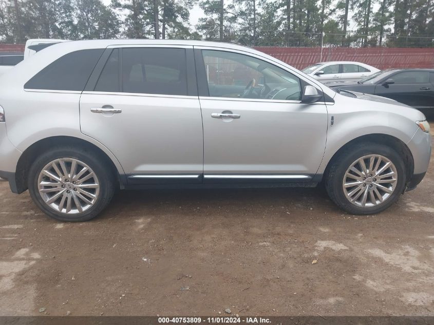 2011 Lincoln Mkx VIN: 2LMDJ6JK6BBJ27614 Lot: 40753809