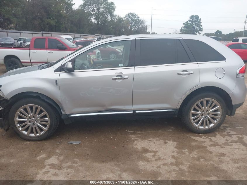 2011 Lincoln Mkx VIN: 2LMDJ6JK6BBJ27614 Lot: 40753809