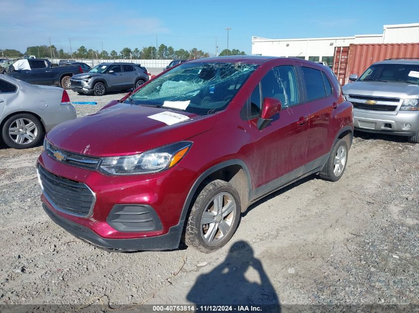 VIN KL7CJNSM6NB501278 2022 Chevrolet Trax, Awd Ls no.2