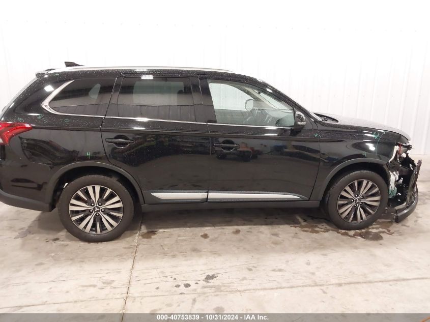 2019 Mitsubishi Outlander Sel VIN: JA4AZ3A31KJ001606 Lot: 40753839