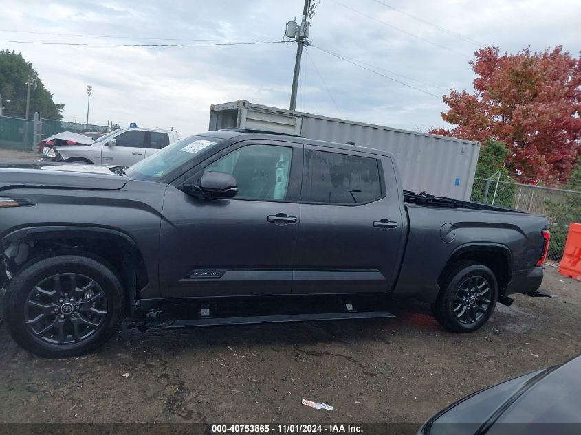 2023 Toyota Tundra Platinum VIN: 5TFNA5ECXPX012516 Lot: 40753865