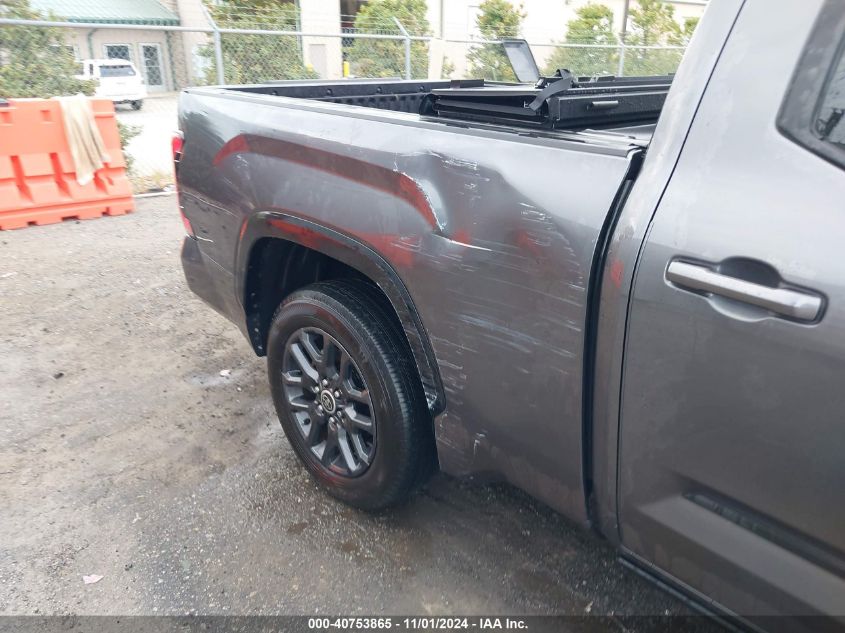 2023 Toyota Tundra Platinum VIN: 5TFNA5ECXPX012516 Lot: 40753865