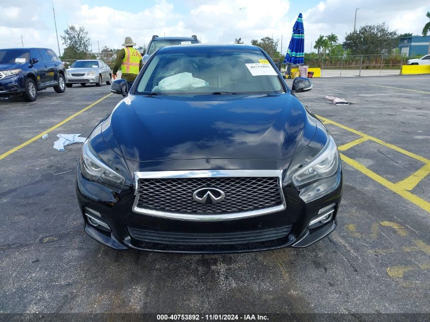 2016 Infiniti Q50 3.0T Premium VIN: JN1EV7AR9GM341531 Lot: 40753892