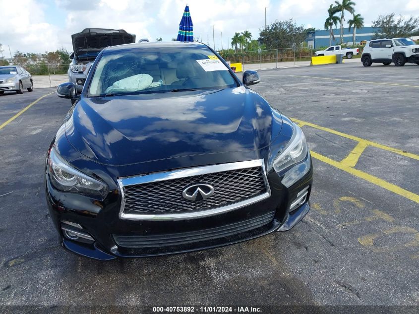 2016 Infiniti Q50 3.0T Premium VIN: JN1EV7AR9GM341531 Lot: 40753892