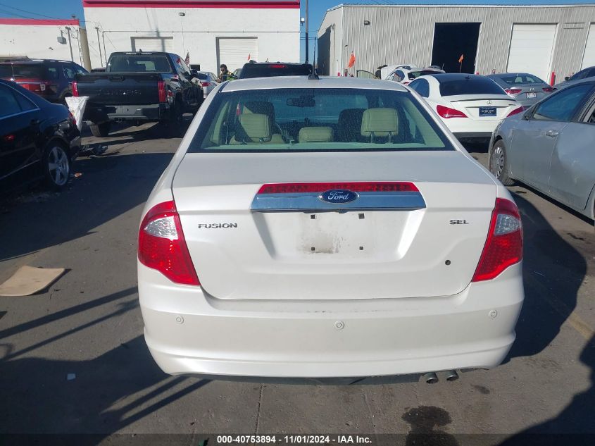 2012 Ford Fusion Sel VIN: 3FAHP0JA8CR411890 Lot: 40753894