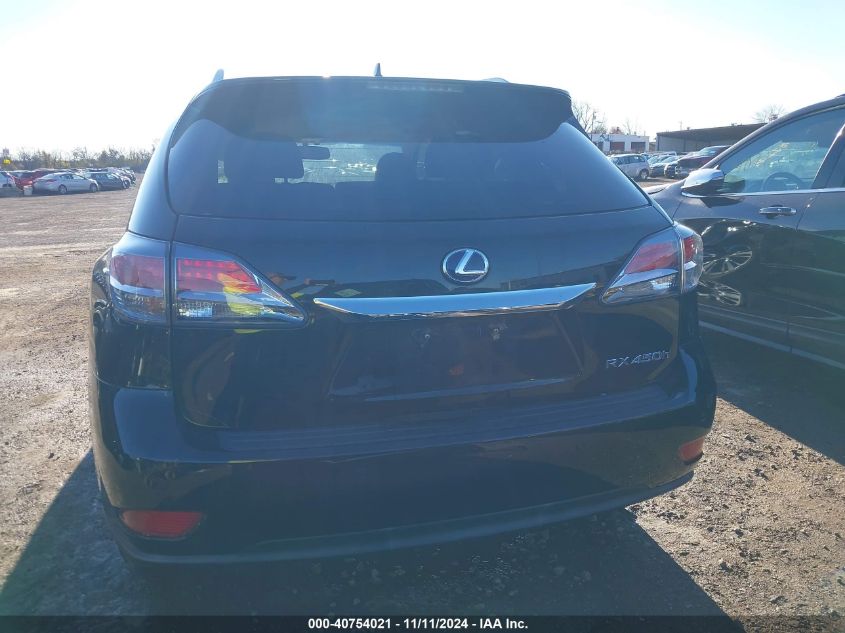 2013 Lexus Rx 450H VIN: JTJBC1BAXD2452170 Lot: 40754021