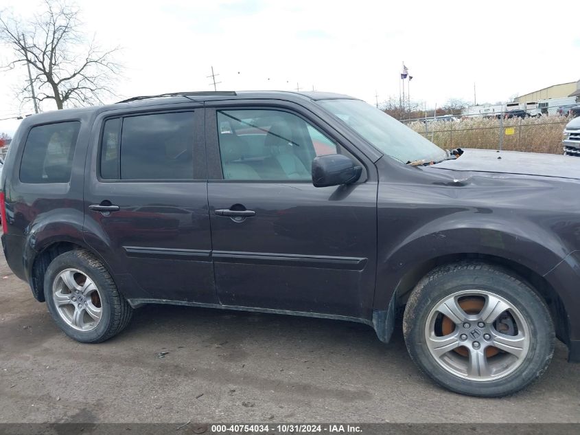 2015 Honda Pilot Ex-L VIN: 5FNYF4H74FB049237 Lot: 40754034