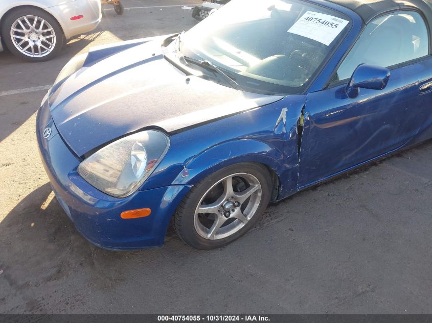 2002 Toyota Mr2 Spyder VIN: JTDFR320920046377 Lot: 40754055