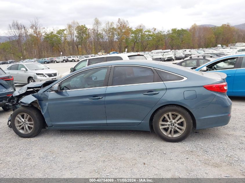 2016 Hyundai Sonata Se VIN: 5NPE24AF9GH359760 Lot: 40754069