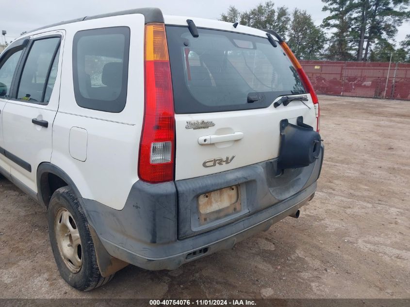 2004 Honda Cr-V Lx VIN: SHSRD68424U205986 Lot: 40754076