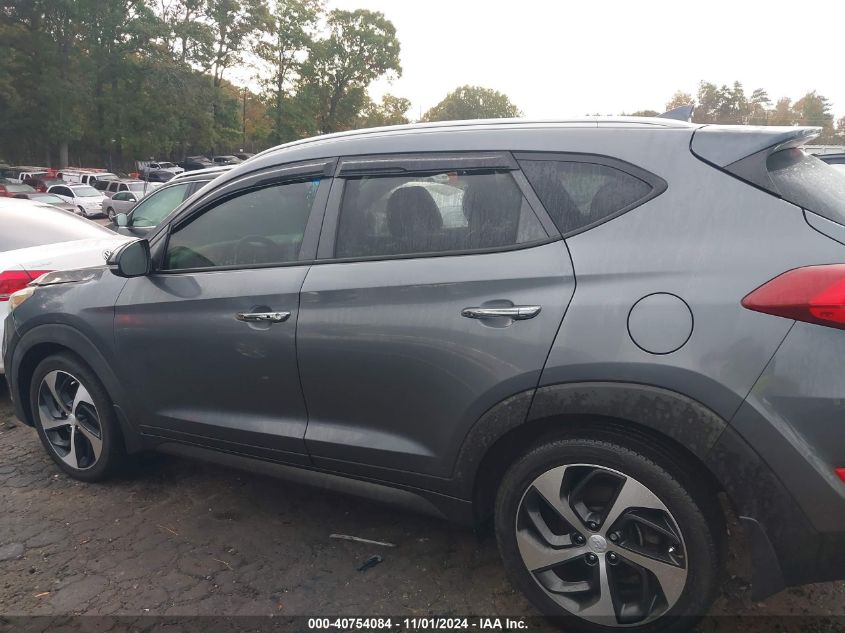 2016 Hyundai Tucson Limited VIN: KM8J33A27GU028809 Lot: 40754084