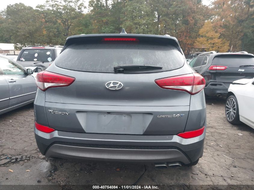 2016 Hyundai Tucson Limited VIN: KM8J33A27GU028809 Lot: 40754084