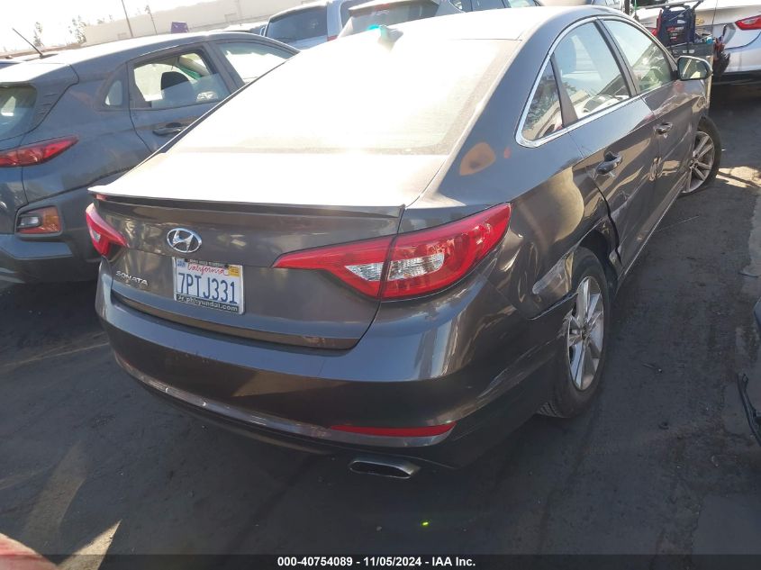 2016 Hyundai Sonata Se VIN: 5NPE24AF0GH260714 Lot: 40754089