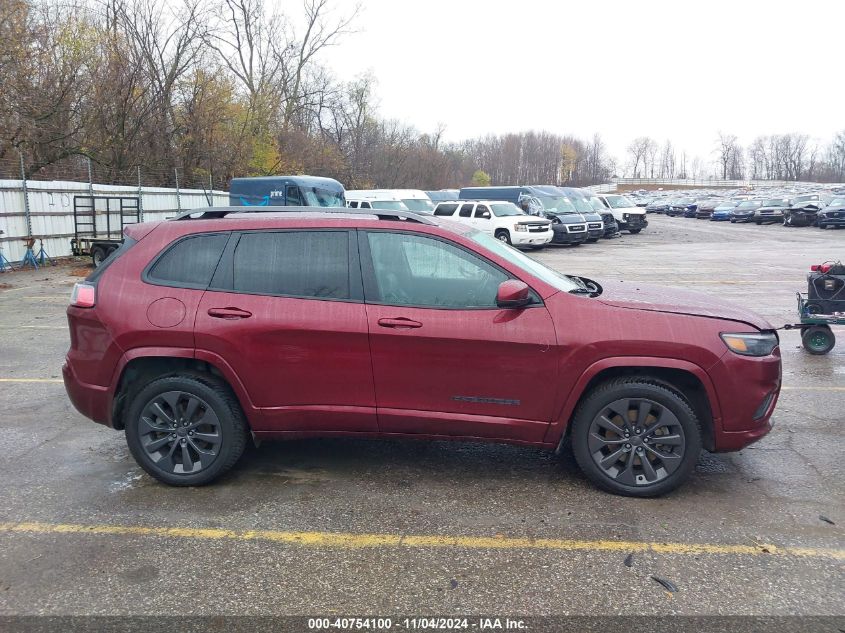 2019 Jeep Cherokee High Altitude 4X4 VIN: 1C4PJMDN0KD362950 Lot: 40754100