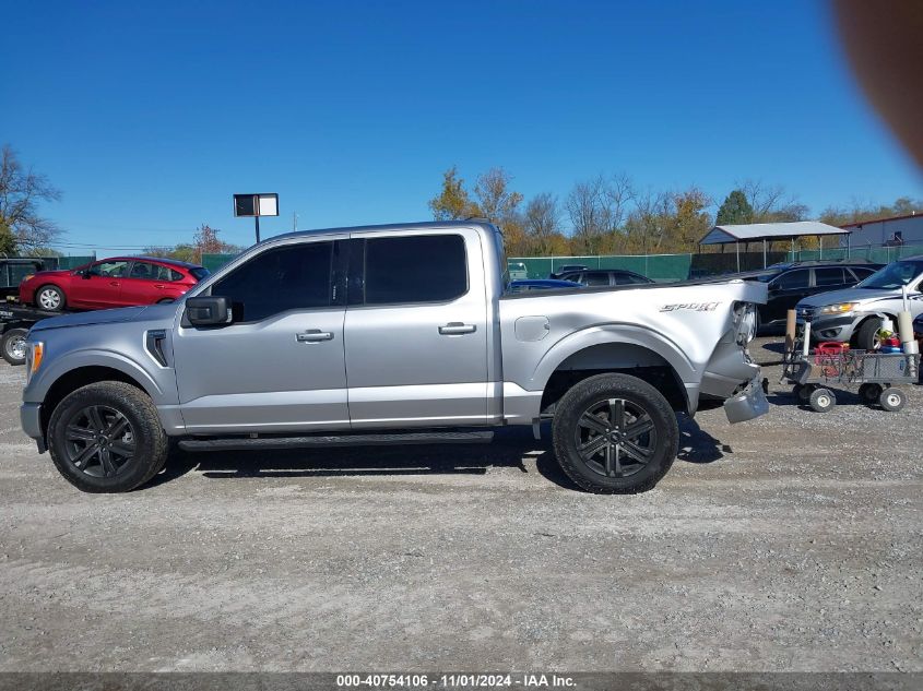 2021 Ford F-150 Xlt VIN: 1FTFW1E83MFC25058 Lot: 40754106