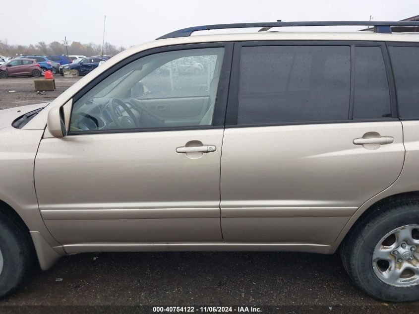 2007 Toyota Highlander VIN: JTEGD21A570166879 Lot: 40754122