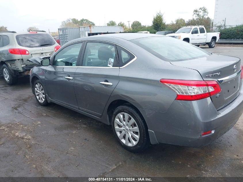 2015 Nissan Sentra S VIN: 3N1AB7AP7FY371399 Lot: 40754131