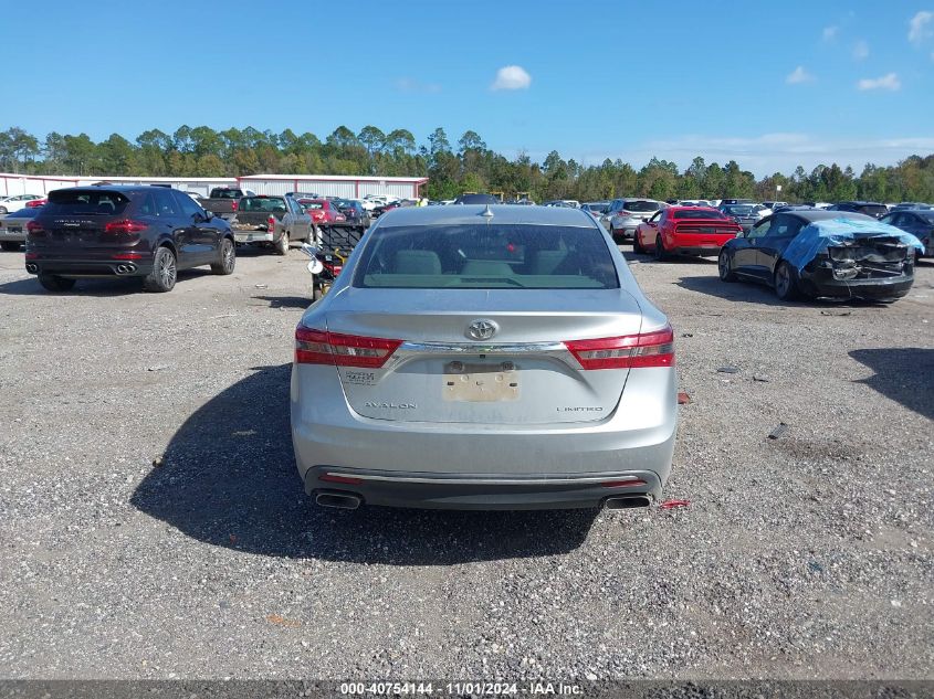 2016 Toyota Avalon Limited VIN: 4T1BK1EB2GU202307 Lot: 40754144