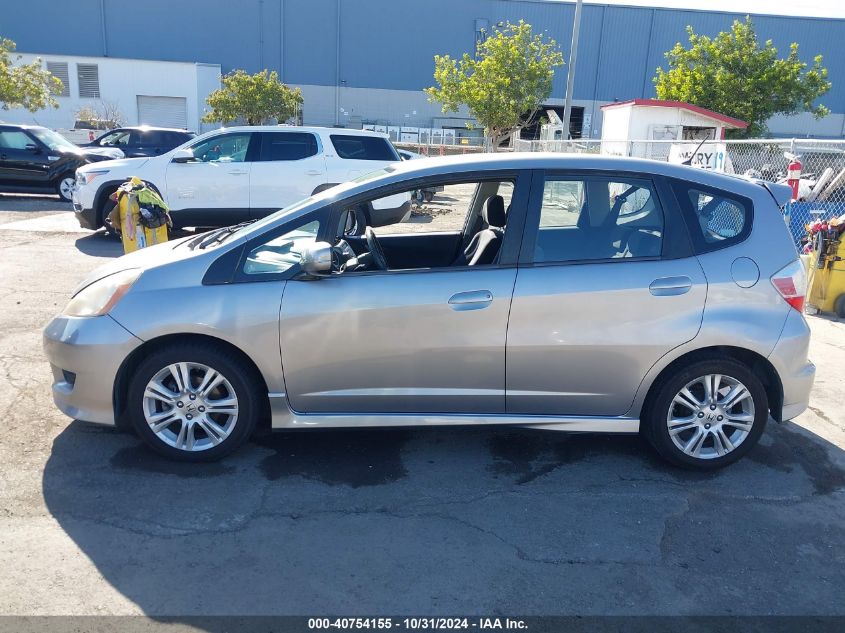 2009 Honda Fit Sport VIN: JHMGE87419S068430 Lot: 40754155