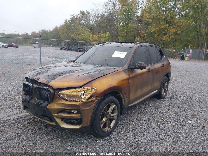 2020 BMW X3 xDrive30I VIN: 5UXTY5C00L9B52876 Lot: 40754207