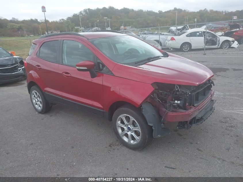 2018 Ford Ecosport Se VIN: MAJ6P1UL1JC199825 Lot: 40754227