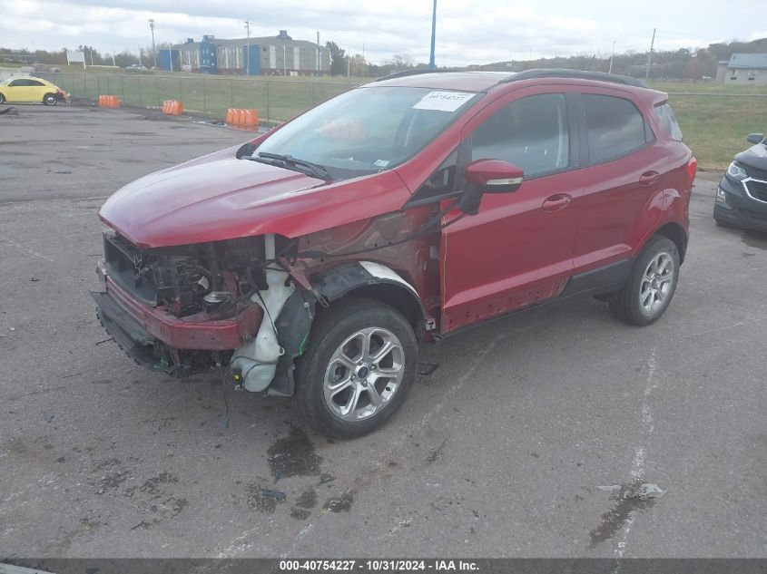 2018 Ford Ecosport Se VIN: MAJ6P1UL1JC199825 Lot: 40754227