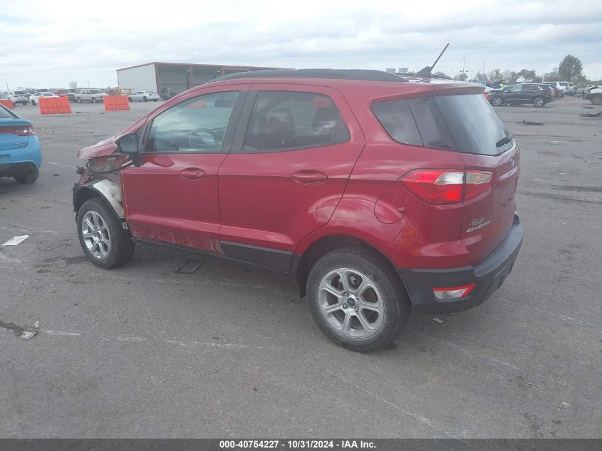 2018 Ford Ecosport Se VIN: MAJ6P1UL1JC199825 Lot: 40754227