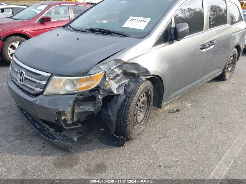 2012 Honda Odyssey Lx VIN: 5FNRL5H22CB098729 Lot: 40754230