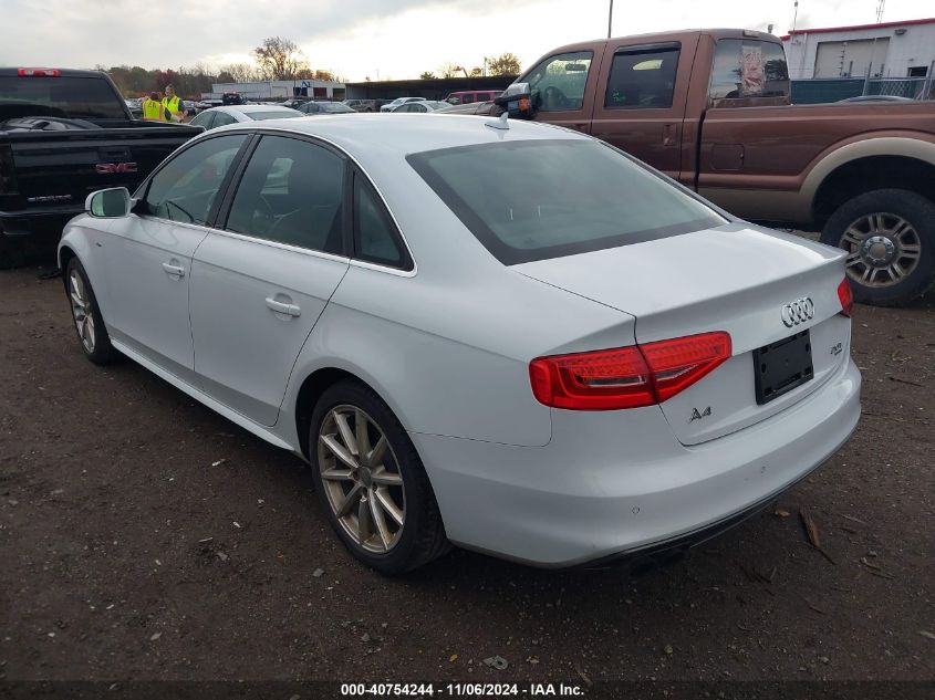 2015 Audi A4 2.0T Premium VIN: WAUFFAFL2FN007489 Lot: 40754244