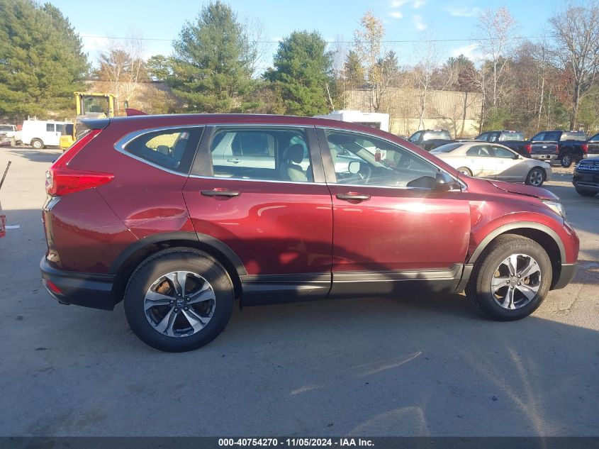 2019 Honda Cr-V Lx VIN: 2HKRW6H39KH221142 Lot: 40754270