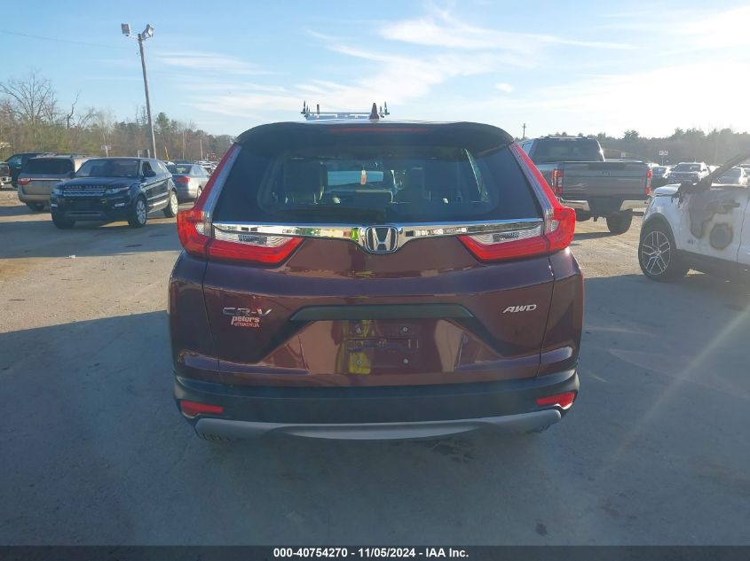 2019 Honda Cr-V Lx VIN: 2HKRW6H39KH221142 Lot: 40754270