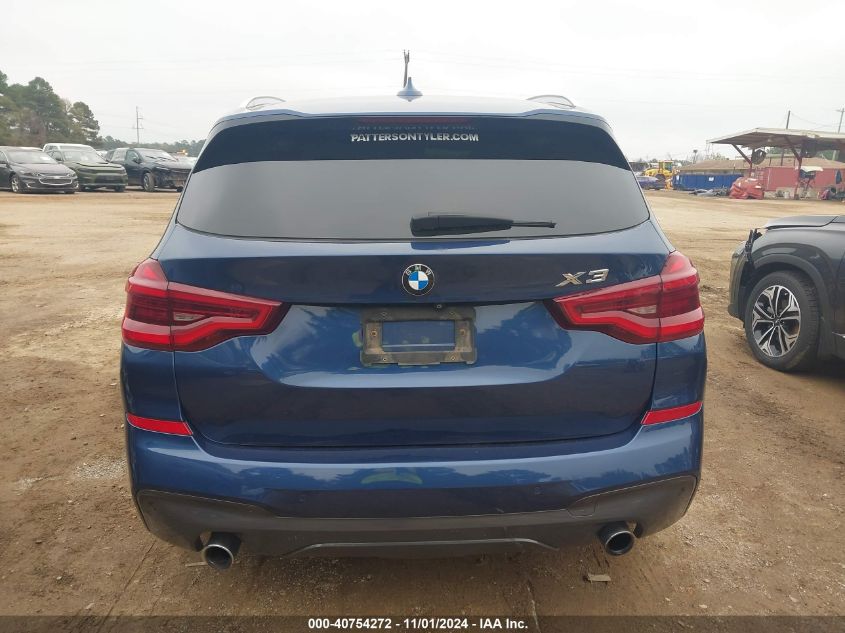 2018 BMW X3 xDrive30I VIN: 5UXTR9C50JLC73584 Lot: 40754272