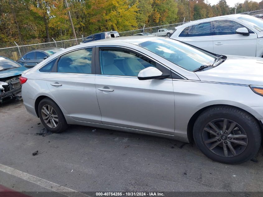 2017 Hyundai Sonata Se VIN: 5NPE24AFXHH587896 Lot: 40754285