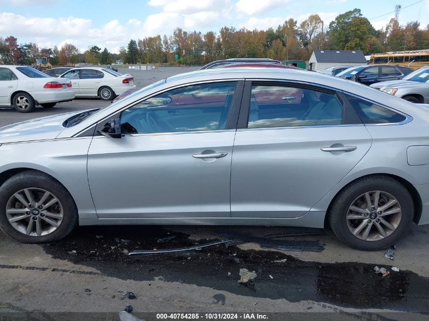 2017 Hyundai Sonata Se VIN: 5NPE24AFXHH587896 Lot: 40754285