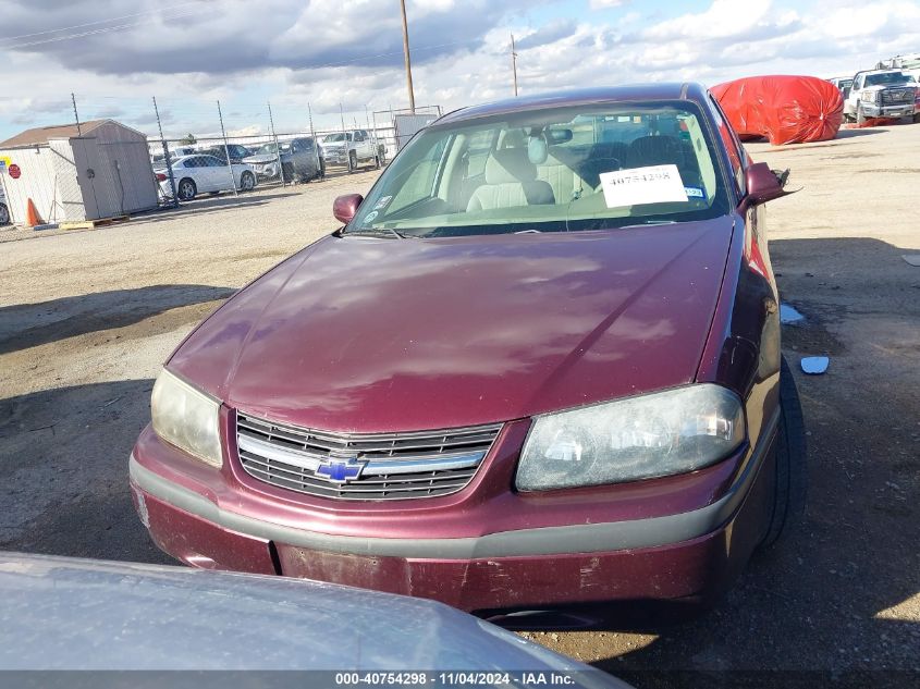 2004 Chevrolet Impala VIN: 2G1WF52E649387334 Lot: 40754298