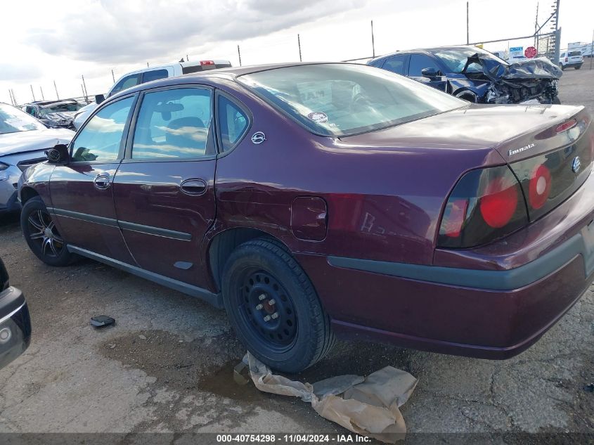 2004 Chevrolet Impala VIN: 2G1WF52E649387334 Lot: 40754298