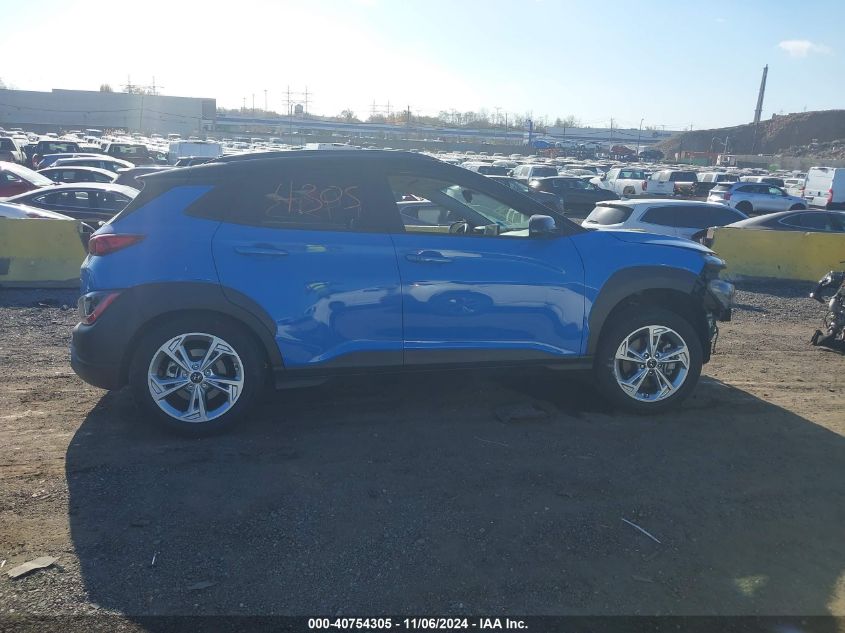 2022 Hyundai Kona Sel VIN: KM8K6CAB9NU892494 Lot: 40754305