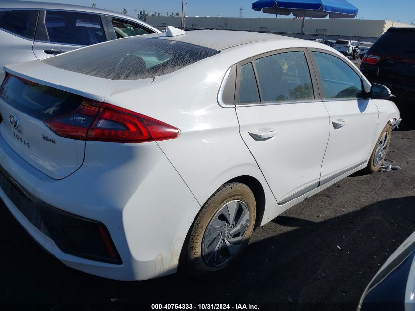 2017 Hyundai Ioniq Hybrid Sel VIN: KMHC75LC4HU033918 Lot: 40754333