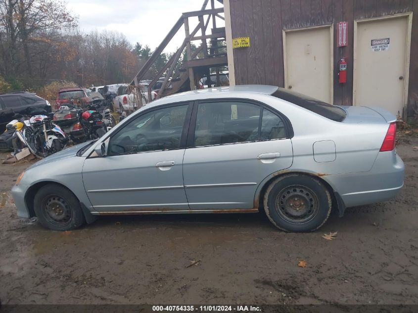 2003 Honda Civic Hybrid VIN: JHMES96603S018456 Lot: 40754335